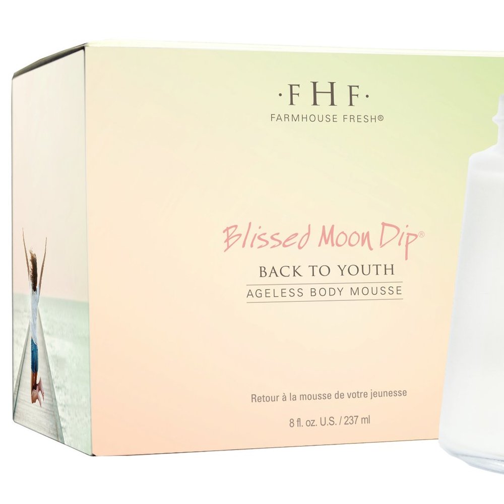 Farmhouse Fresh Blissed Moon Dip Body Mousse 8 oz - Picture 2 of 3